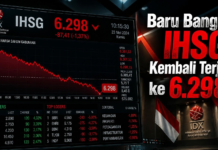 Baru Bangkit, IHSG Kembali Terjun ke 6.298!