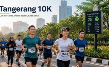 Udara Sedang, Peserta Tangerang 10K Diminta Waspada