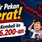 Akhir Pekan Berat! IHSG Kembali ke Level 6.200-an
