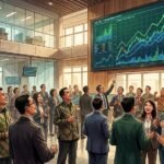 IHSG Ditutup Menguat 1,09%, Tembus 6.667