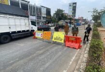 Ada 166 Meter Beton Rusak di Jalan Rawa Buntu Tangsel