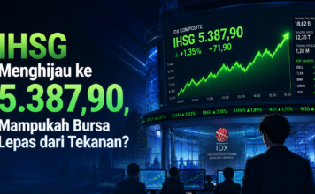 IHSG Menghijau ke 5.387,90, Mampukah Bursa Lepas dari Tekanan?