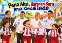 Pena Aksi, Harapan Baru Anak Kembali Sekolah