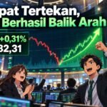 Sempat Tertekan, IHSG Berhasil Balik Arah