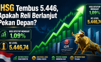 IHSG Tembus 5.446, Apakah Reli Berlanjut Pekan Depan?
