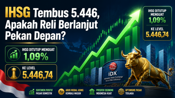 Ilustrasi IHSG 5.446 – 23 Oct 2026, 4.59 pm