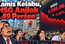 Kamis Kelabu, IHSG Anjlok 3,49 Persen