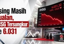 Asing Masih Jualan, IHSG Tersungkur ke 6.031