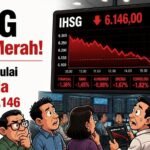 IHSG Balik Merah! Investor Mulai Waspada di Level 6.146