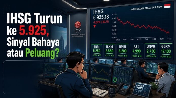 Karikatur Perdagangan Saham Indonesia