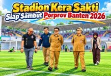 Stadion Kera Sakti Siap Sambut Porprov Banten 2026