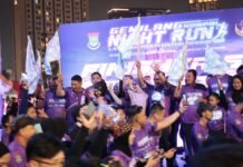 Daftar 5.200, yang Lari 6.700 Orang! Korpri Night Run Tangerang Membeludak